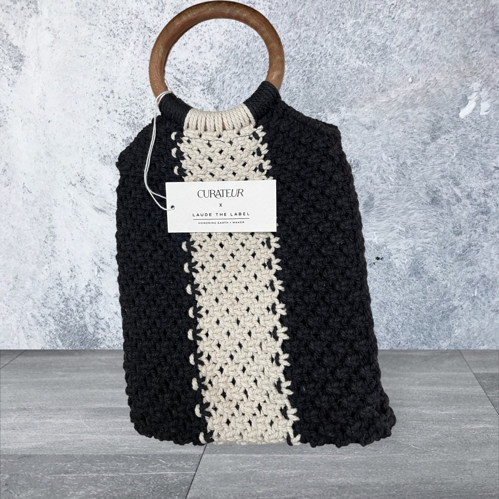 Crater x Laude The Label Mini Macrame Bag. NWT
